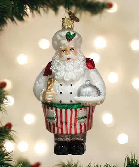 Chef Santa Ornament