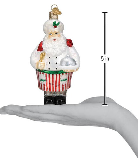 Chef Santa Ornament