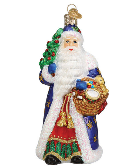 Regal Father Christmas Ornament