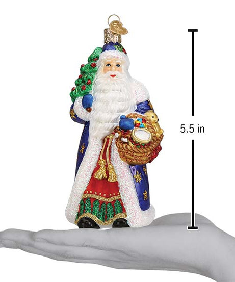 Regal Father Christmas Ornament