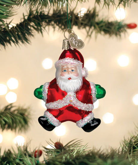 Small Silly Santa Ornament