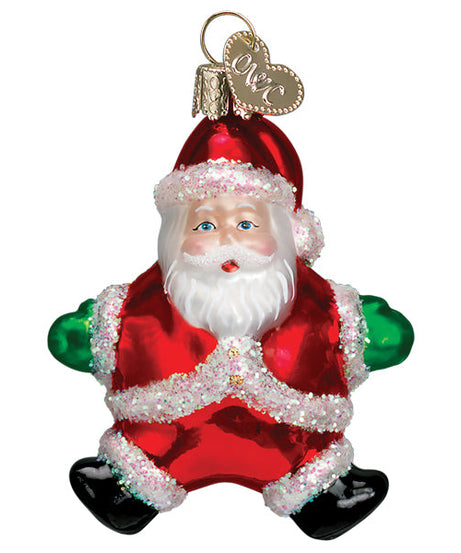 Small Silly Santa Ornament