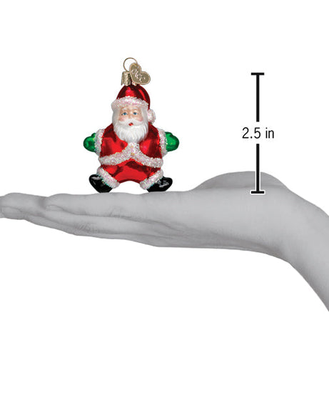 Small Silly Santa Ornament
