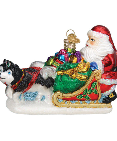 Santa's Dog Sled Ornament