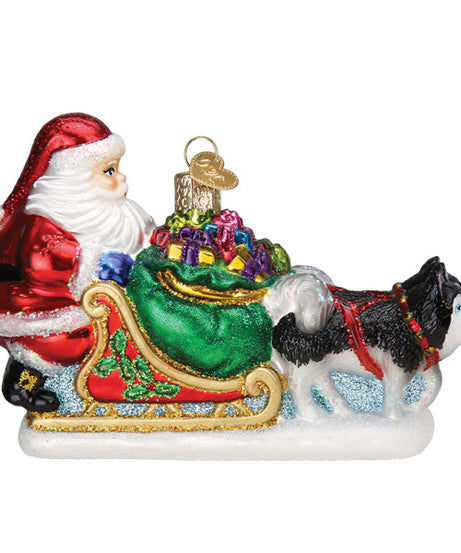 Santa's Dog Sled Ornament