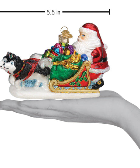 Santa's Dog Sled Ornament