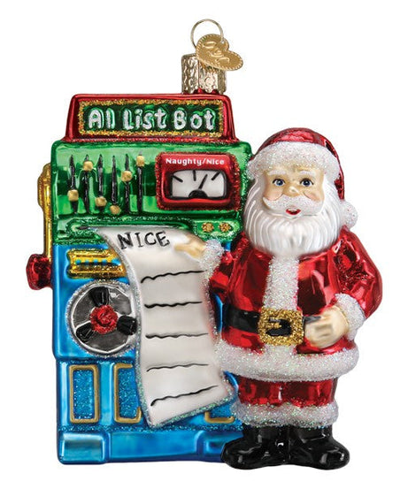 Santa's AI Bot Ornament