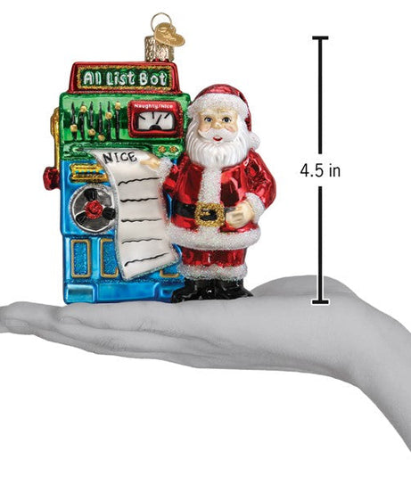 Santa's AI Bot Ornament