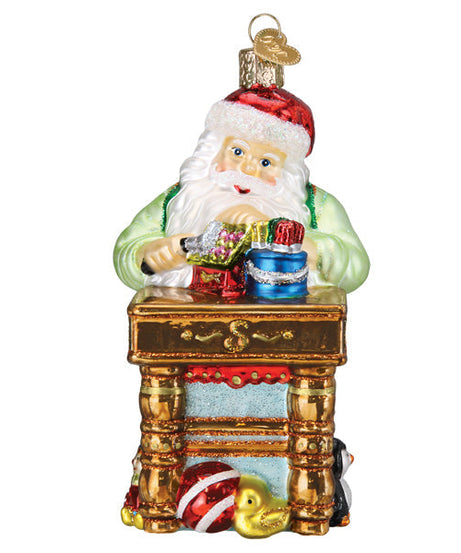 Workshop Santa Ornament