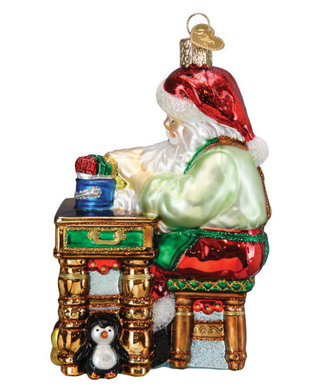 Workshop Santa Ornament