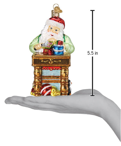 Workshop Santa Ornament