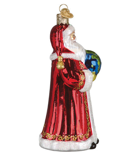World Peace Santa Ornament