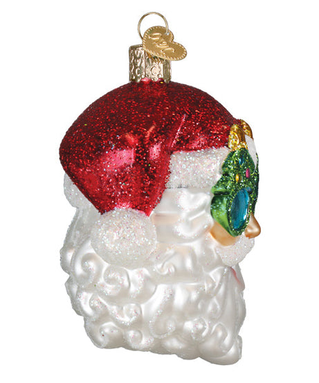 Christmas Tree Shades Santa Ornament