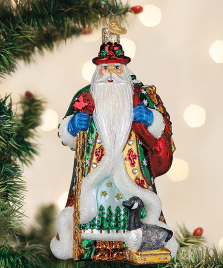 Canadian Santa Ornament