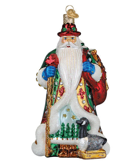 Canadian Santa Ornament