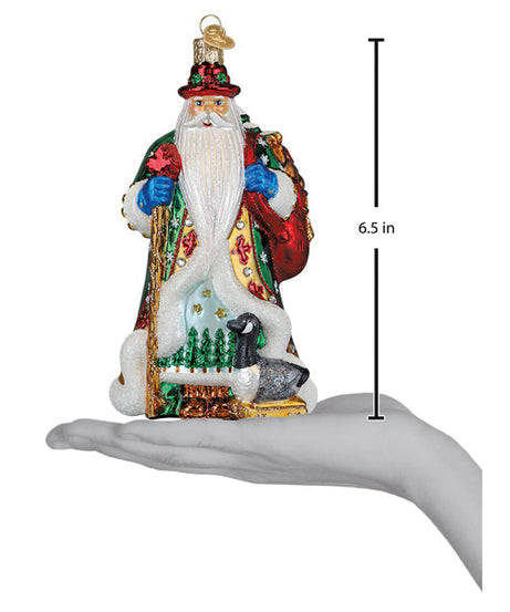 Canadian Santa Ornament