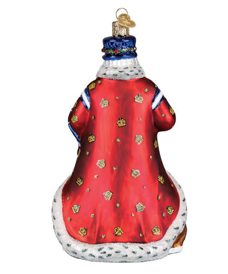 United Kingdom Santa Ornament