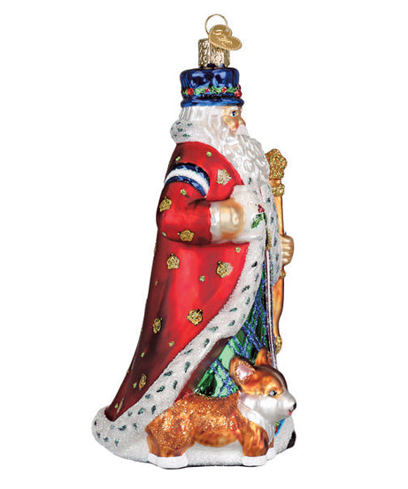 United Kingdom Santa Ornament