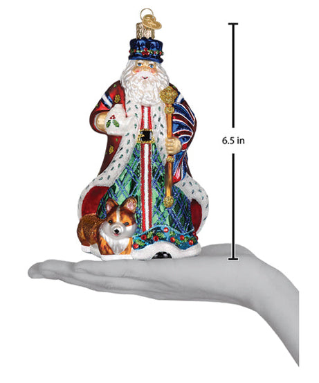 United Kingdom Santa Ornament