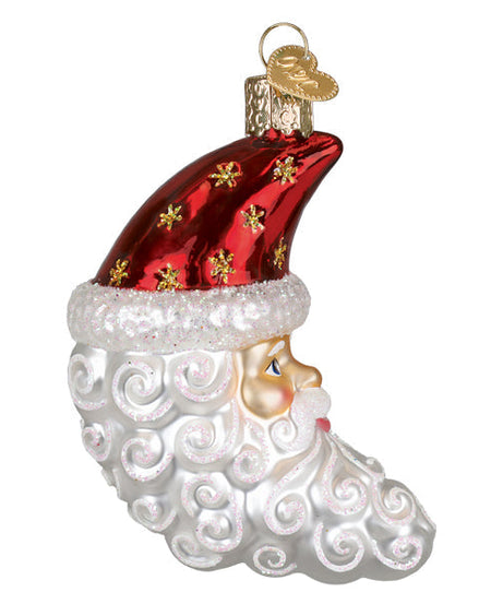 Santa Moon Face Ornament