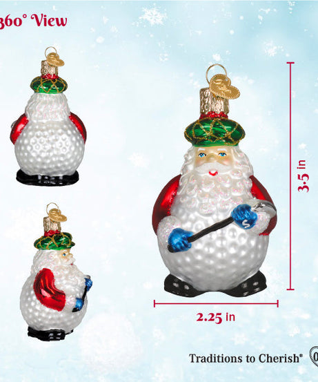 Ho Ho Hole-In-One Ornament