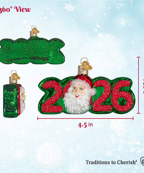 2026 Santa Ornament