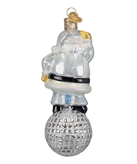 Disco Fever Santa Ornament