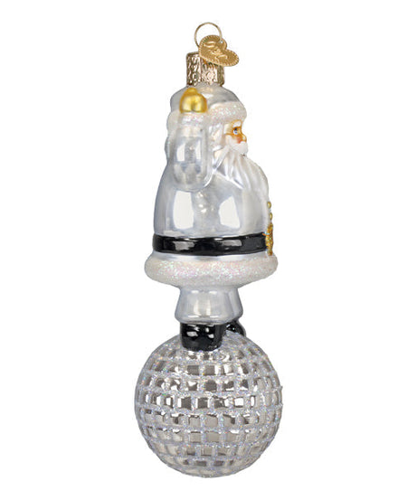Disco Fever Santa Ornament