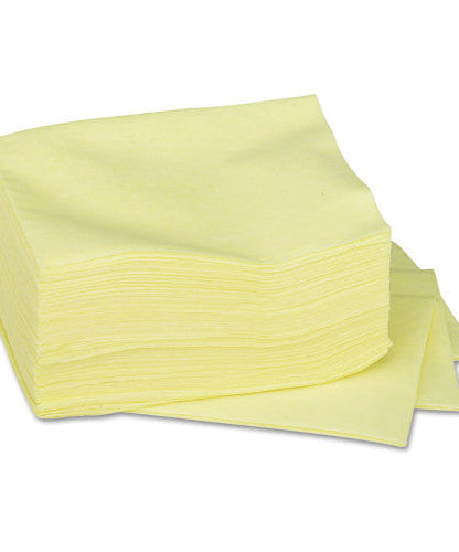Brawny Dusting Cloths Quarterfold, 17 x 24, Unscented, Yellow, 50/Pack, 4 Packs/Carton (29616) - Grazingbelles