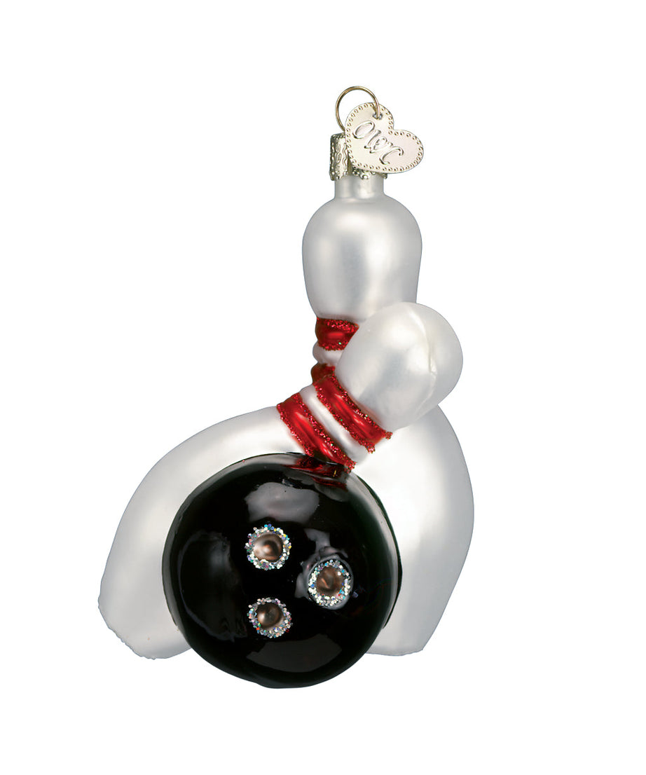 Bowling Ball & Pins Ornament