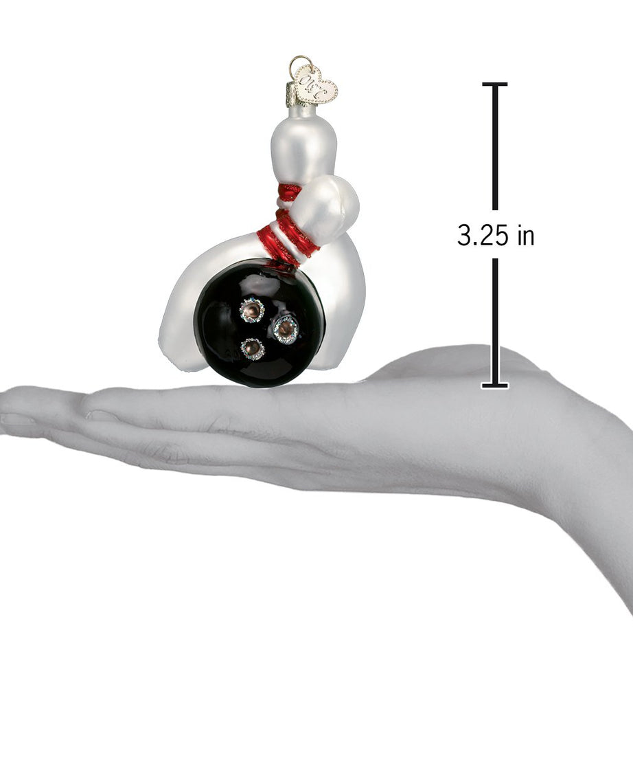 Bowling Ball & Pins Ornament