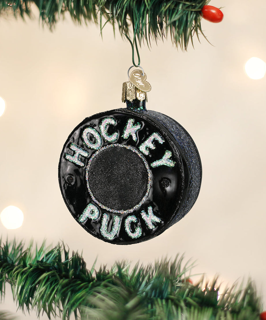 Hockey Puck Ornament