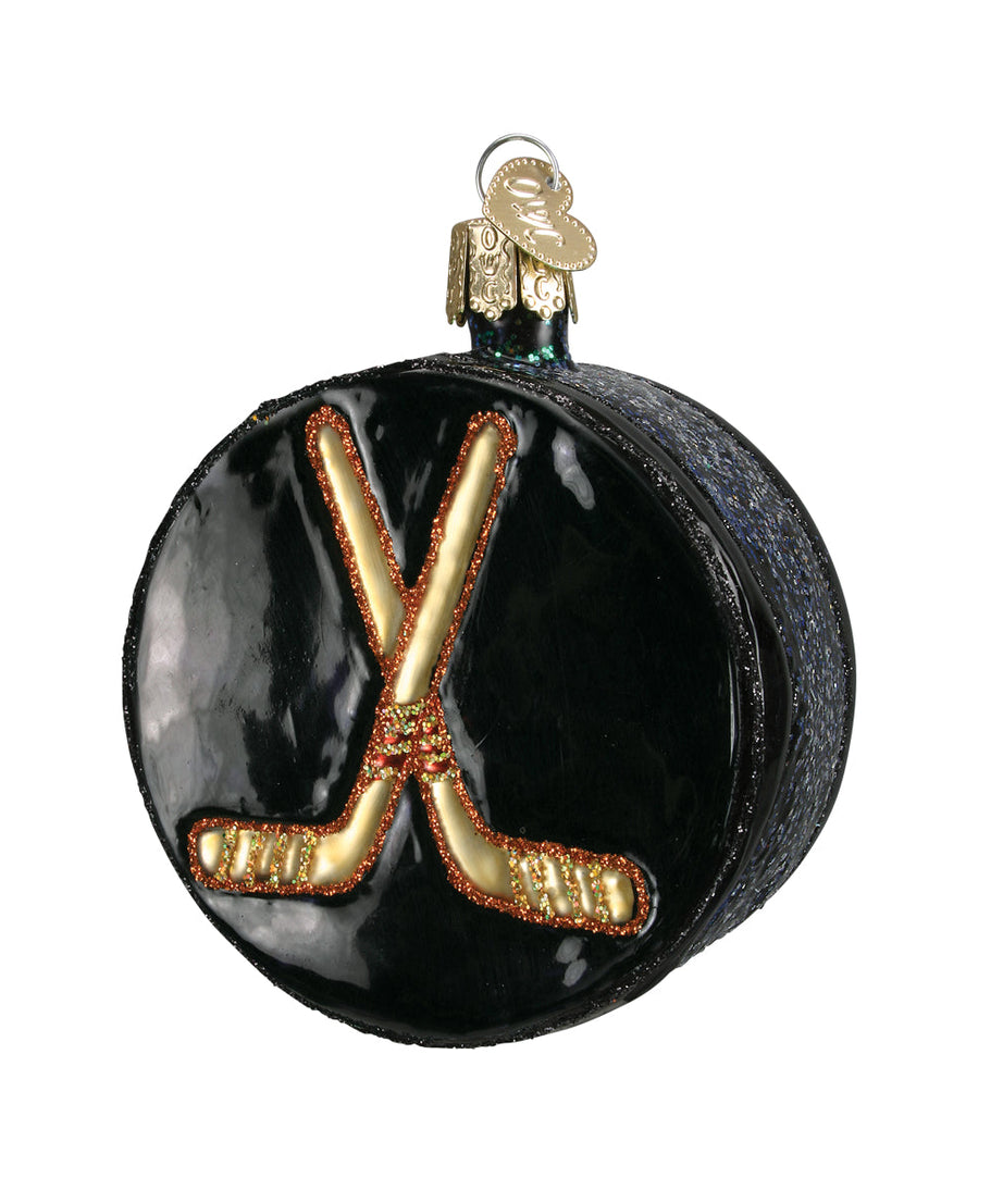 Hockey Puck Ornament