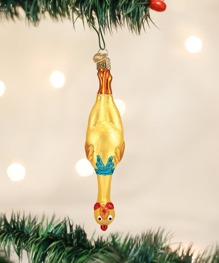Rubber Chicken Ornament