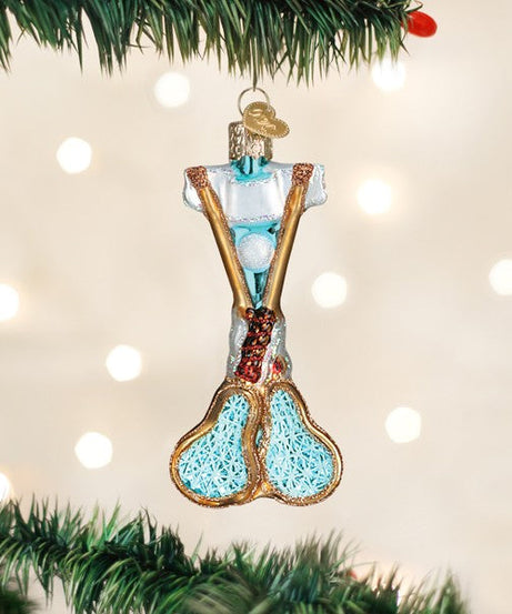 Lacrosse Set Ornament