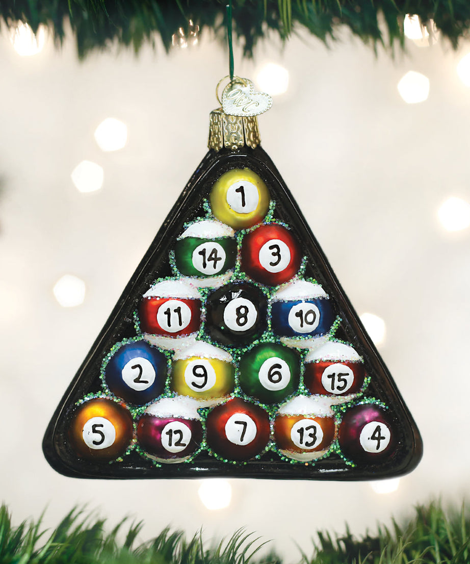 Billiard Balls Ornament