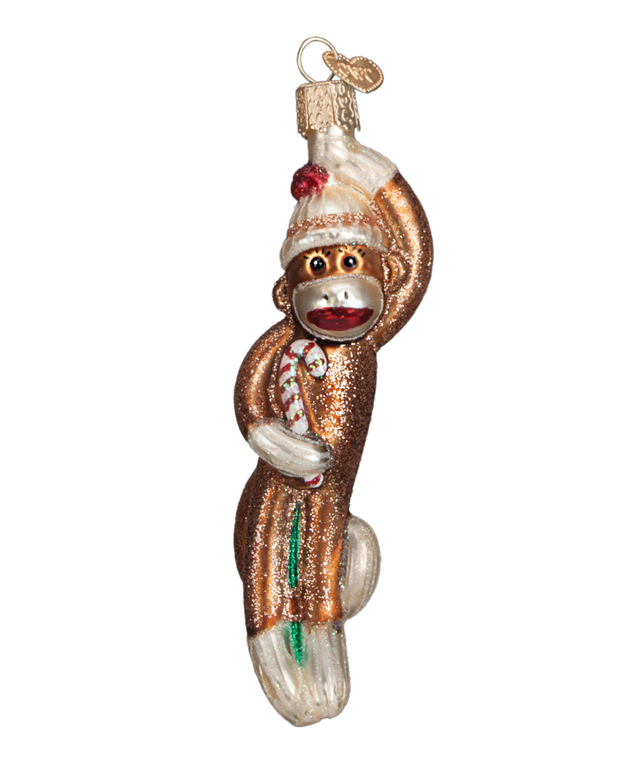 Sock Monkey Ornament