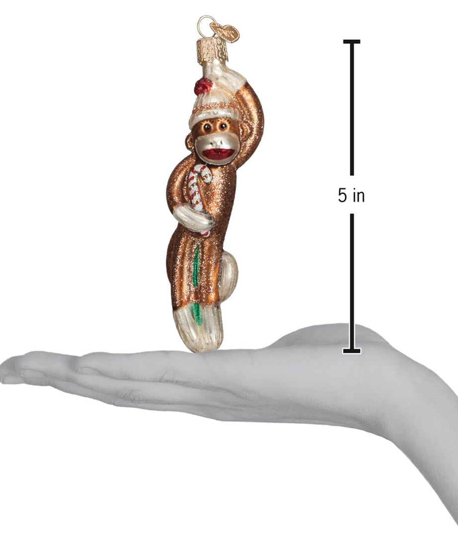 Sock Monkey Ornament