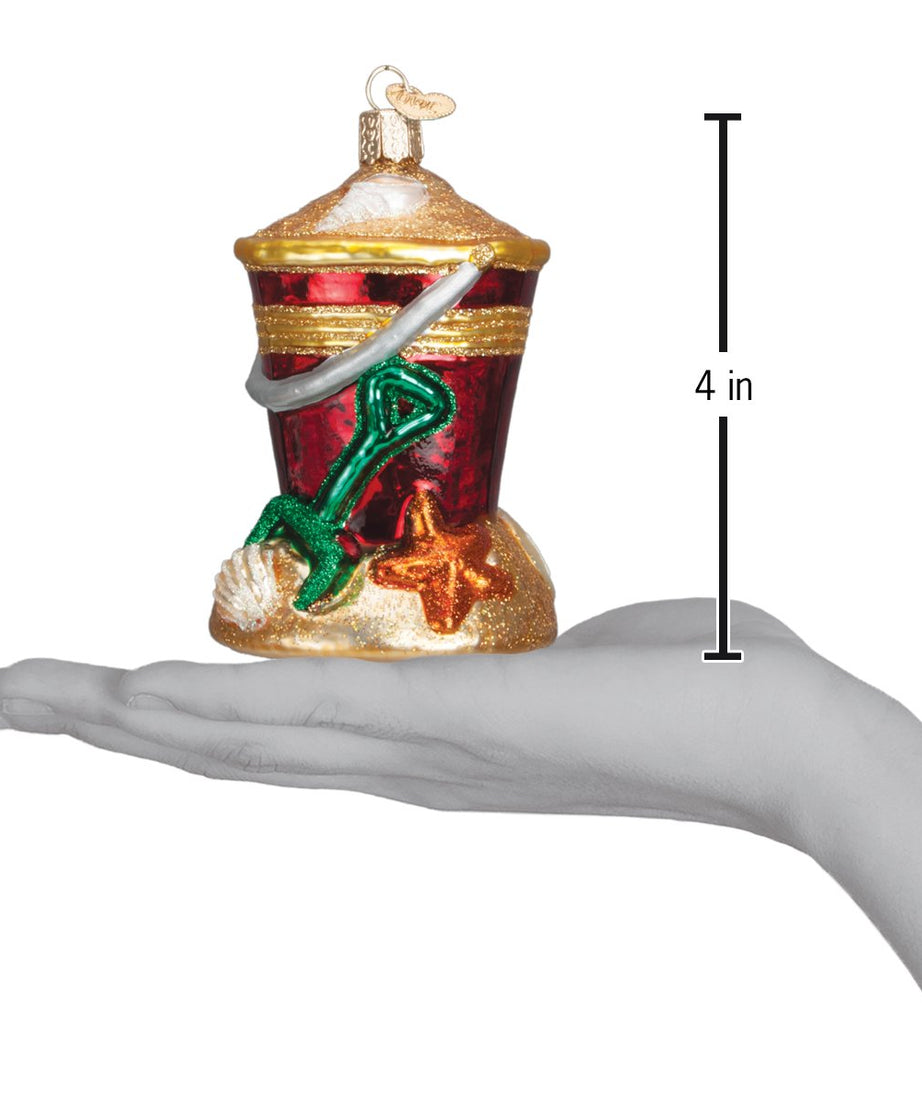 Beach Bucket Ornament
