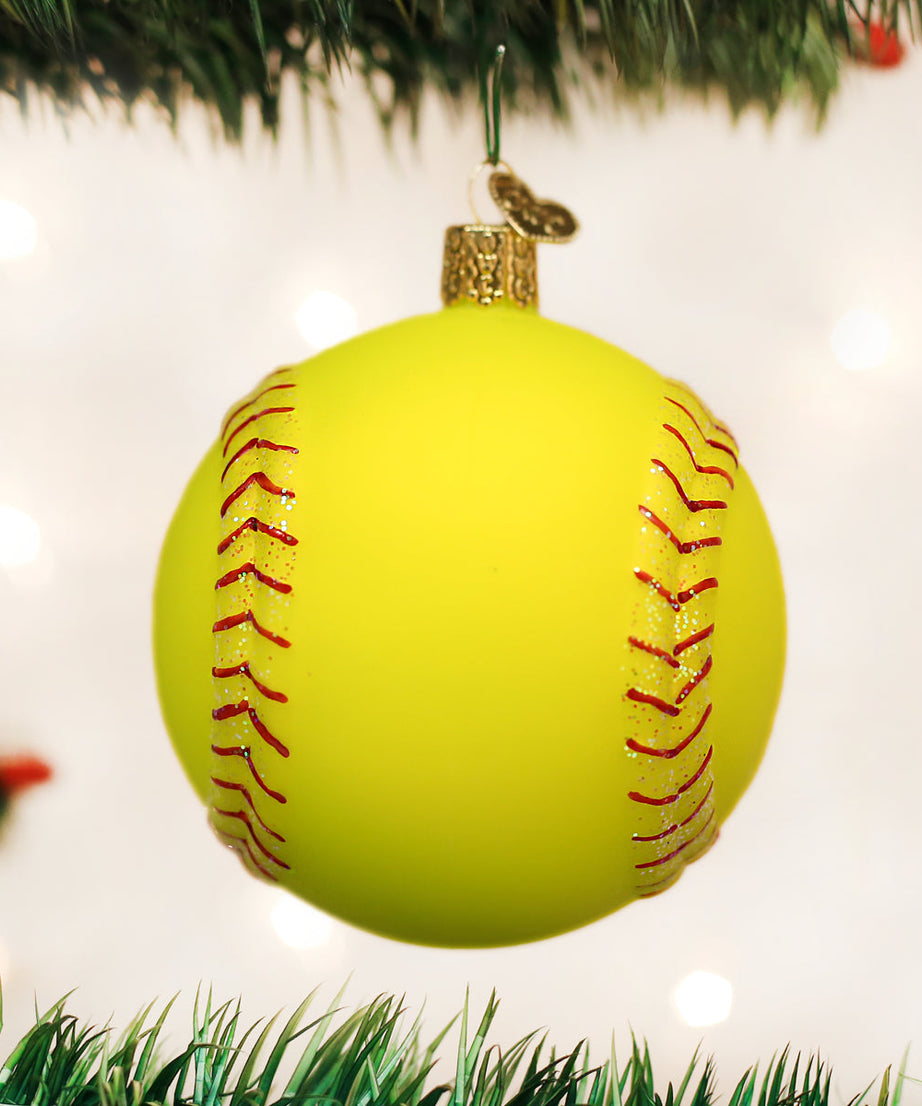 Softball Ornament