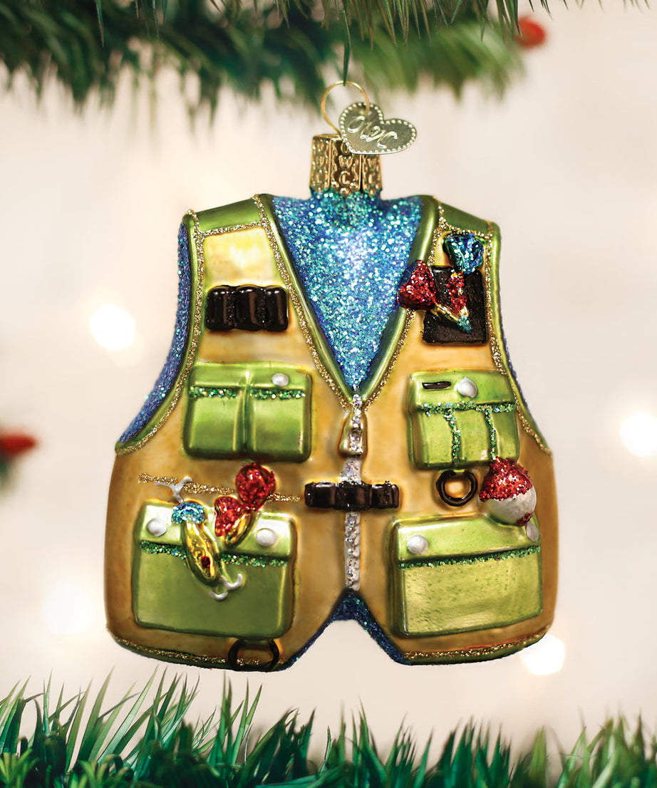 Fishing Vest Ornament