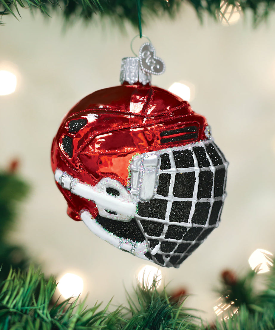 Hockey Helmet Ornament