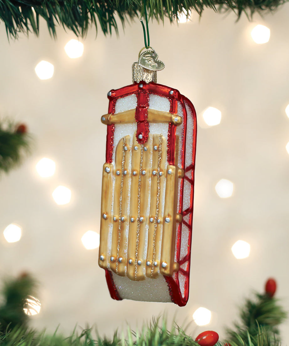 Sled Ornament