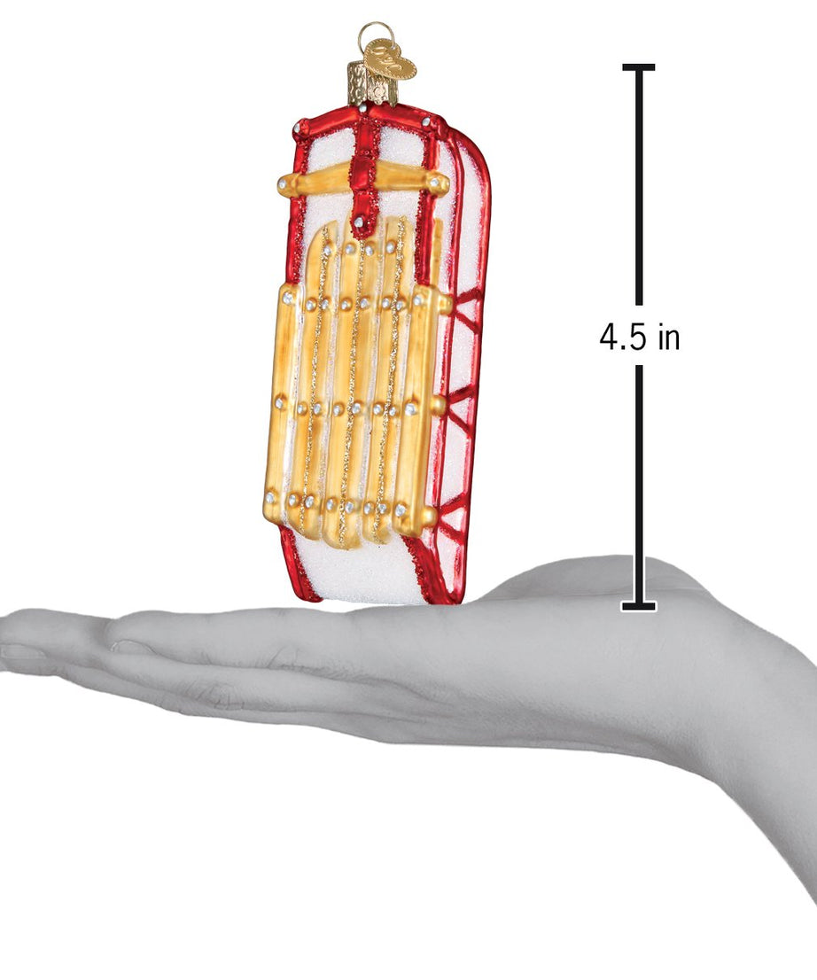 Sled Ornament