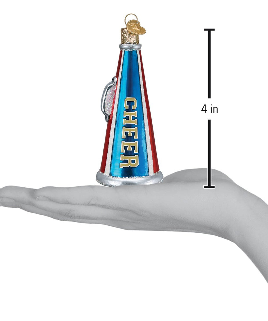 Cheer Megaphone Ornament