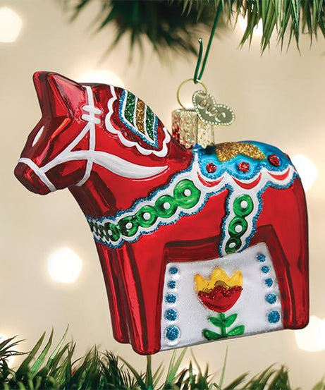 Swedish Dala Horse Ornament