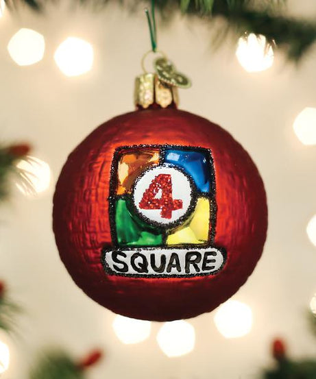 4 Square Ball Ornament