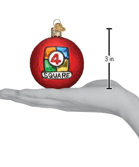 4 Square Ball Ornament