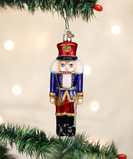 Blue Coat Soldier Nutcracker Ornament