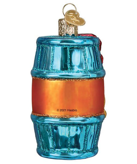 Barrel Of Monkeys Ornament